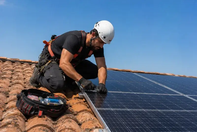 Maintenance et monitoring de panneaux solaires à Besse-sur-Issole